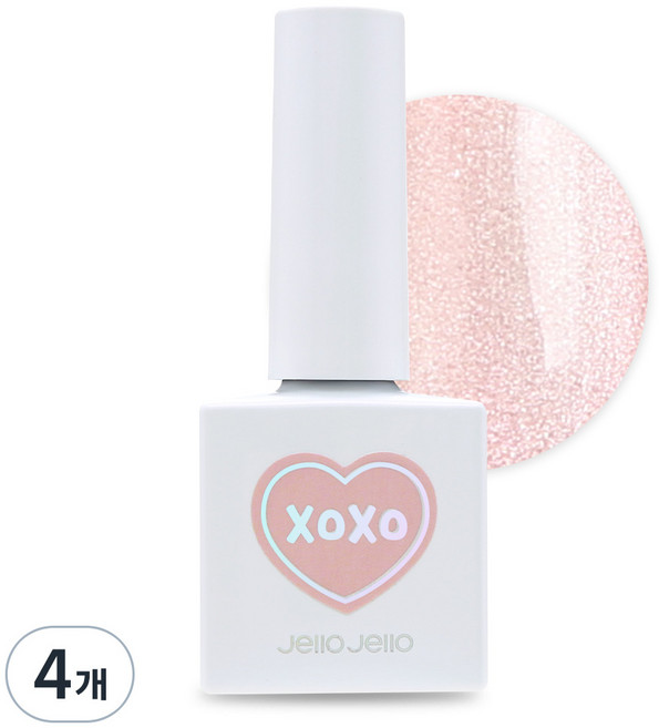 젤로젤로 XOXO 컬렉션 자석젤, JM-06 이브닝피치, 4개, 10ml