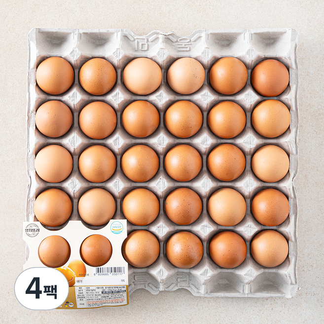 양지뜨레 건강하게 구운란 1050g, 30구, 4팩