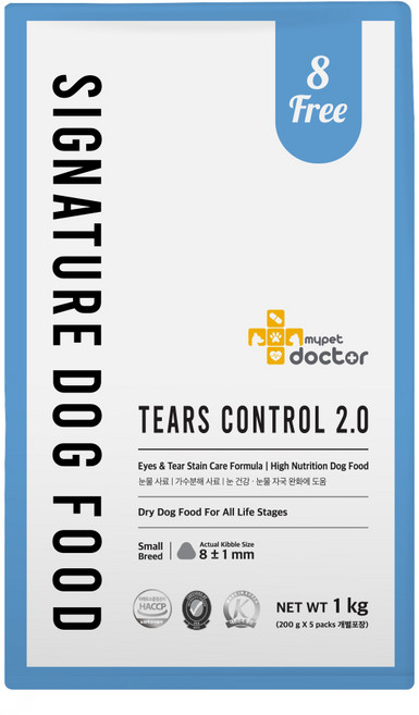 마이펫닥터 강아지 시그니처 2.0 기능성 사료, 눈물개선/눈건강, 1kg, 1개