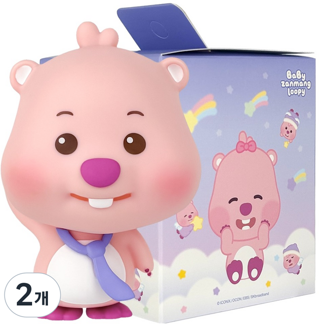 BELLEAMANT Baby 賤萌Loopy 領帶公仔車用芳香劑, 2個, 薰衣草