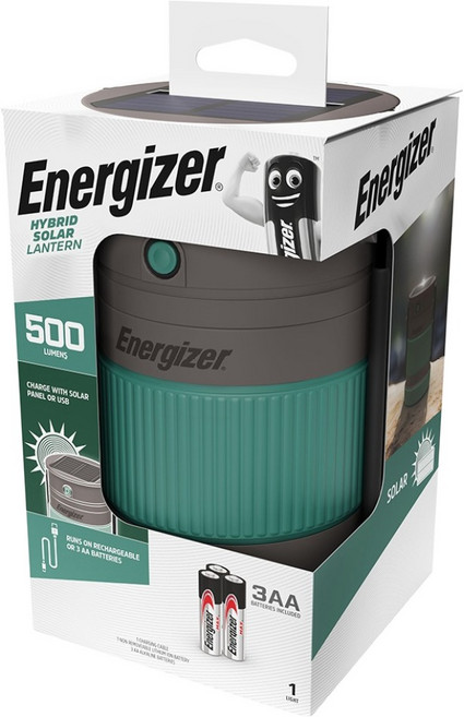 에너자이저 태양광 하이브리드 파워 캠핑 랜턴 YSLN31, 1개