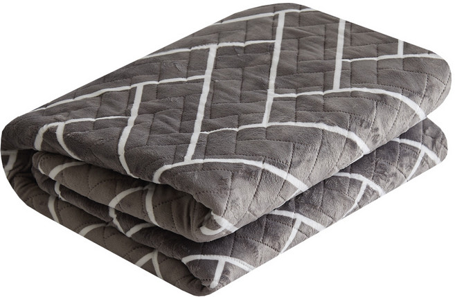 HanilMedical 고급 초극세사 패딩솜 워셔블 전기요 EPH-201D, 그레이, 더블(150 x 200 cm)