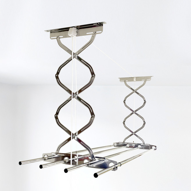 하드웰 올스테인리스 슬라이드 베란다 천장 빨래 건조대, 고객직접설치