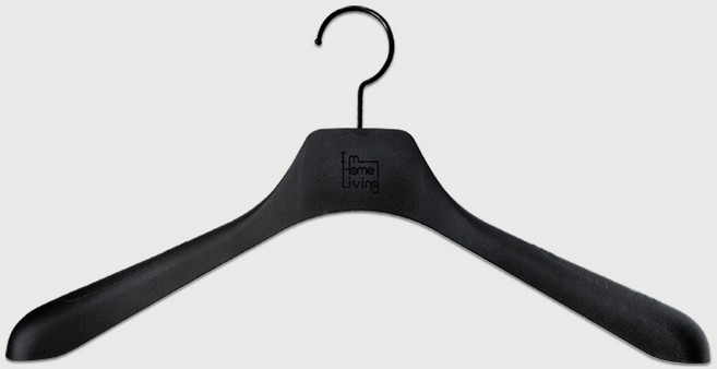 아임홈리빙 지니 상의용 옷걸이, 블랙, 20개