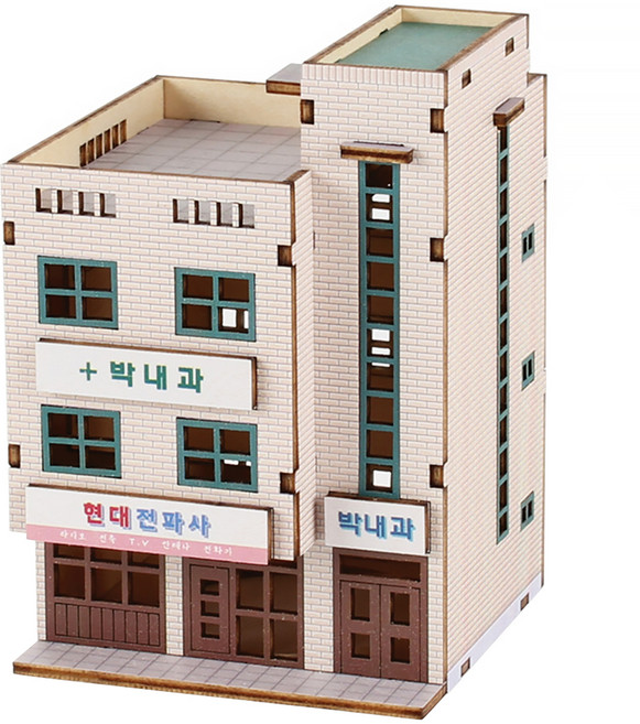 YoungModeler 英工房 那些年 迷你朴內科 3D立體拼圖, 3片, 1個, 多色混合