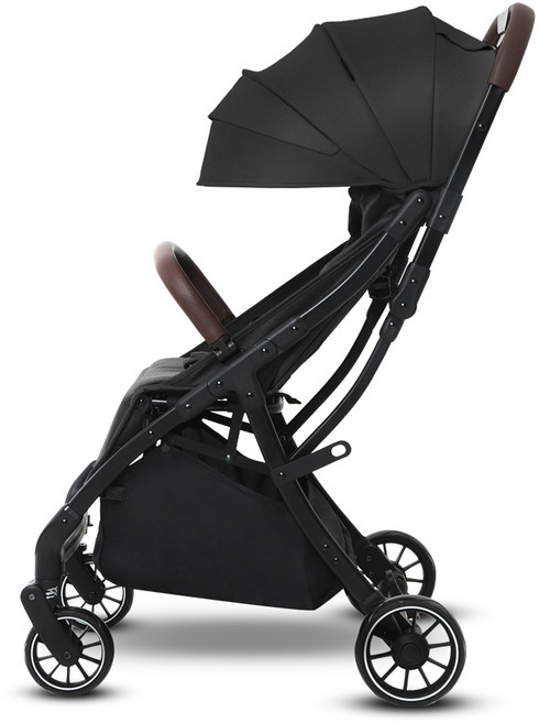 에어보스 트롤 오토폴딩 기내반입형 휴대용 유모차, 에보니 블랙