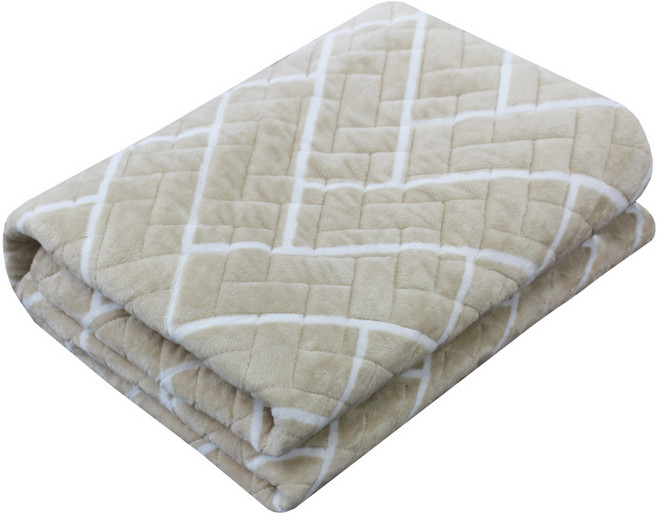 한일의료기 고급 초극세사 패딩솜 워셔블 전기요 EPH-201D, 피치, 더블(150 x 200 cm)