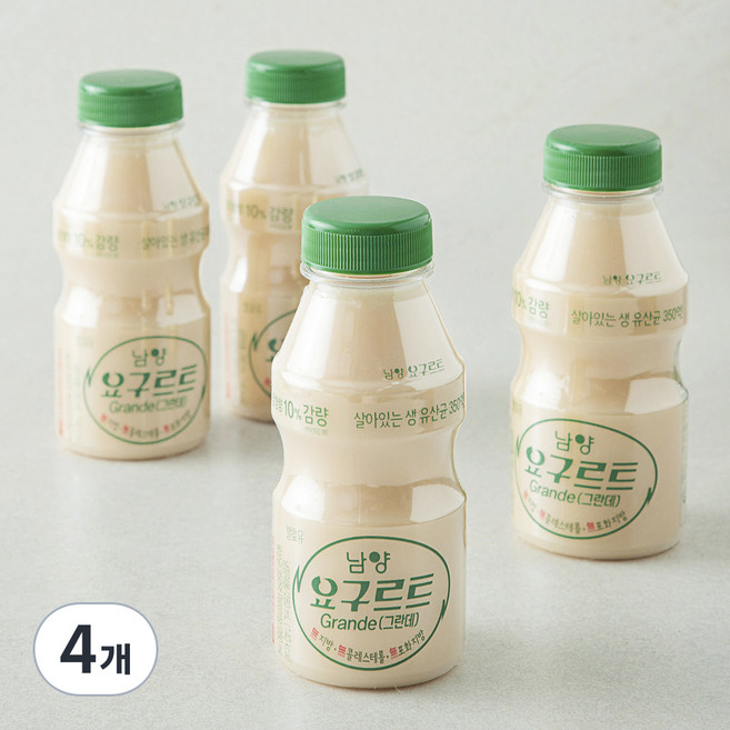 남양유업 그란데 요구르트, 280ml, 4개입, 4개