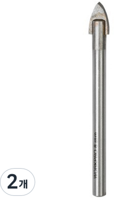 워크프로 타일 유리기리 Bit 8mm WP401035, 2개
