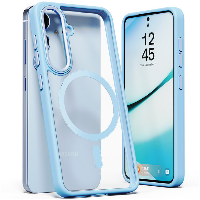 누아트 맥세이프 호환 마그네틱 컬러엣지 풀커버 휴대폰 케이스