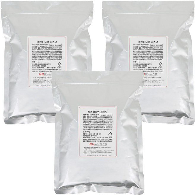 상상시즈닝 치즈어니언 시즈닝, 1kg, 3개