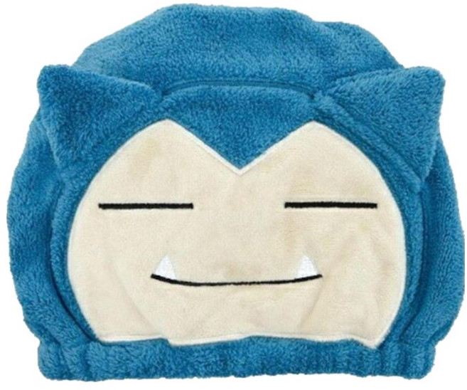 PoKeMoN 寶可夢 吸水速乾浴帽 40 x 24 x 20.5cm 6歲以上, 卡比獸 藍色 + 米白色, 1個