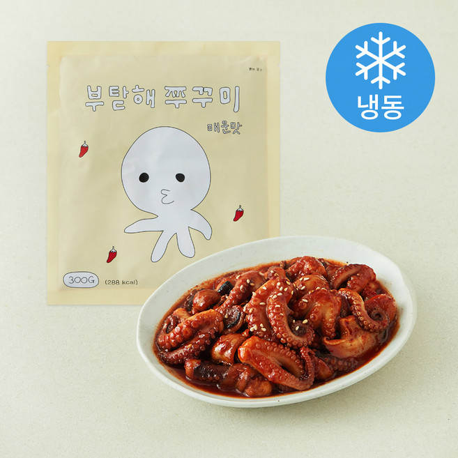 부탇해 쭈꾸미 매운맛 (냉동), 300g, 1개