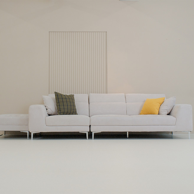 따사룸 층간소음 프리미엄 롤매트 17mm, 마블아이보리