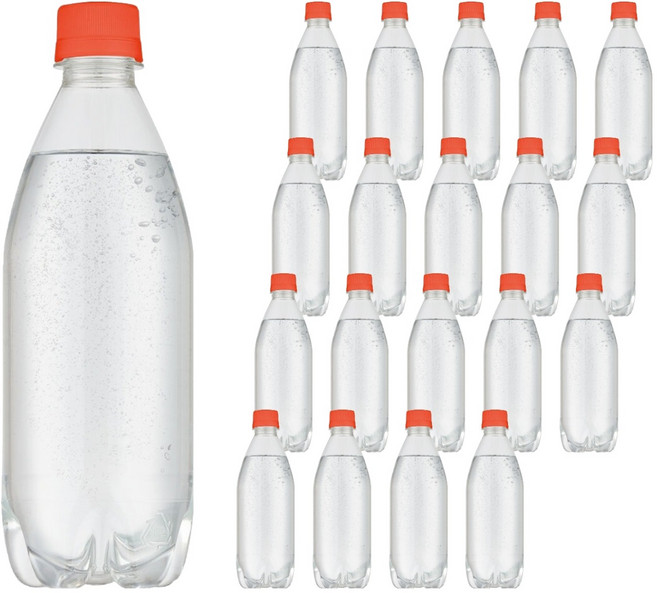 라인바싸 탄산음료 자몽 무라벨, 500ml, 20개