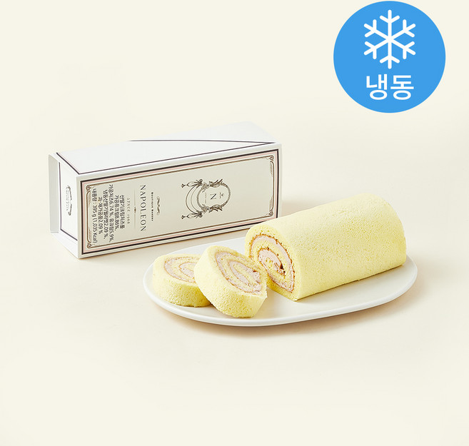 나폴레옹베이커리 산딸기 크림치즈롤 (냉동), 395g, 1개
