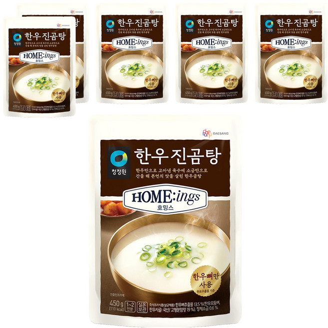 호밍스 한우진곰탕, 450g, 6개