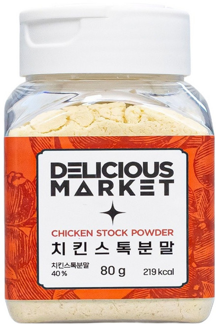 딜리셔스마켓 치킨스톡 소형, 80g, 1개