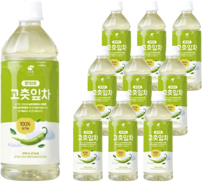 순수람 원기2호 고춧잎차, 10개, 500ml