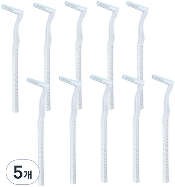 르메이스 L형 치아브러쉬 치간칫솔 화이트, 10개입, 5개