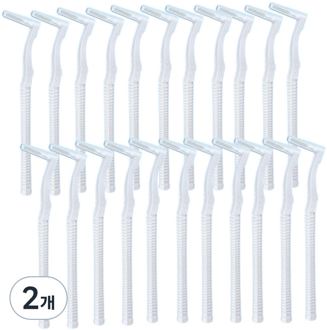 르메이스 L형 치아브러쉬 치간칫솔 화이트, 22개입, 2개