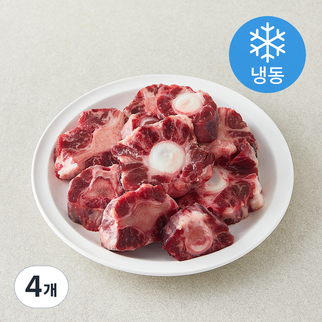 보리육촌 국내산 소고기 알꼬리 (냉동), 4개, 800g