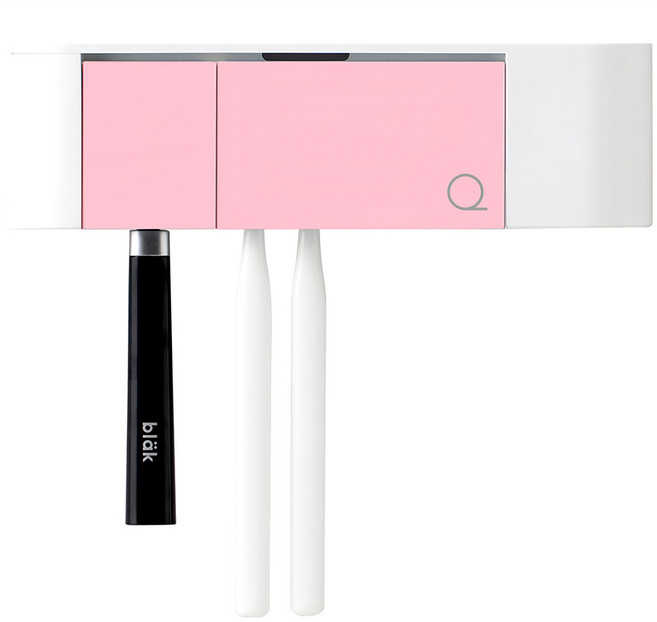 O2 Care 오픈형 칫솔살균기, BS-3200S, 핑크