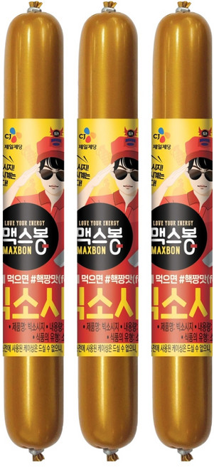 맥스봉 빅소시지, 150g, 3개