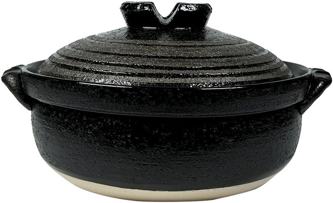 SAJI 佐治陶器 黑鯨深型砂鍋 8號, 25.5cm, 1個