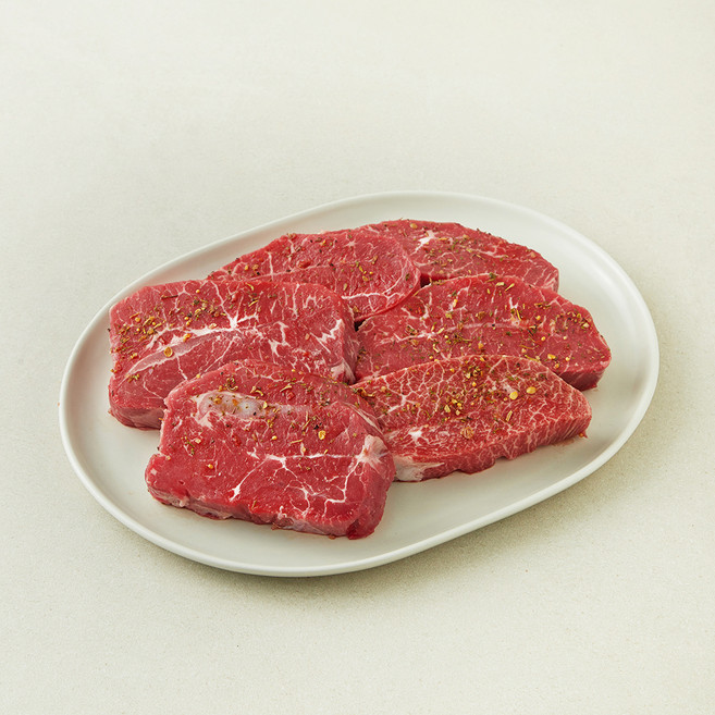 고급진 시즈닝 탑블레이드 스테이크 (냉장), 1kg, 1개