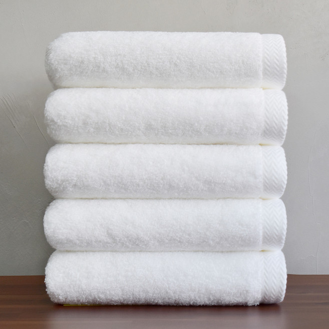 타월리스트 포르테 호텔 수건 200g 40수 코마사, 흰색, 5개