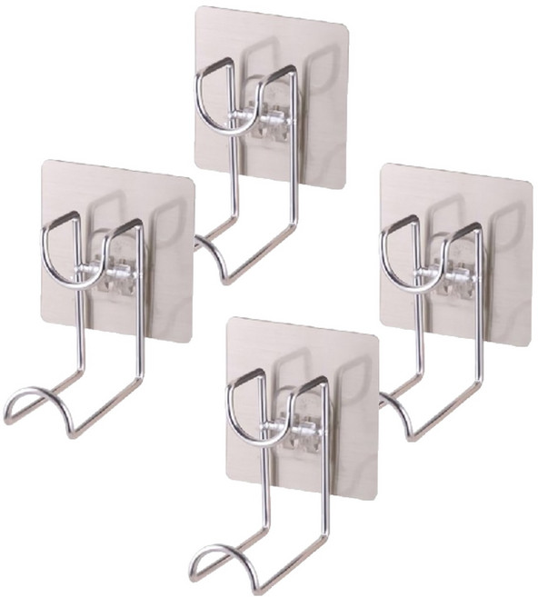 윈프라이스 NO피스 멀티 대야걸이 홀더, 실버, 4개