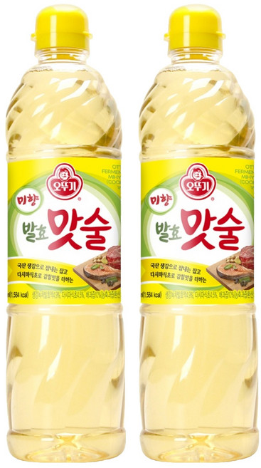 오뚜기 미향 발효 맛술, 900ml, 2개