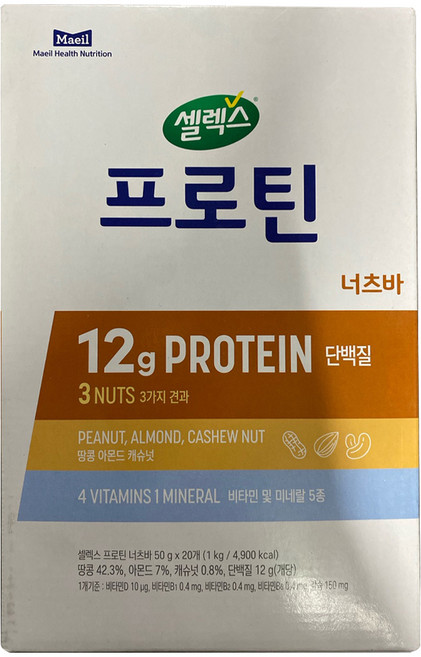 Selex 高蛋白堅果棒, 1個, 1kg