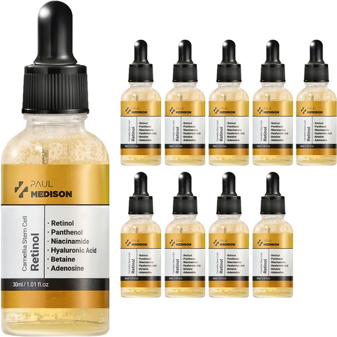 PAUL MEDISON 山茶花幹細胞視黃醇安瓶, 30ml, 10個