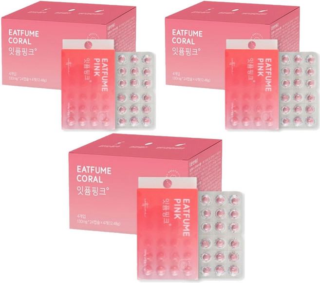 잇퓸 핑크 캡슐, 12.48g, 3개