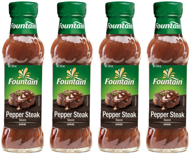 파운틴 페퍼 스테이크소스, 250ml, 4개