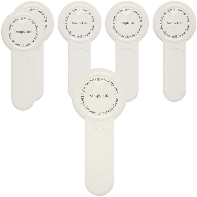 小麥購物 香薰馬桶提蓋器 G477 15g 6個, 珍珠白