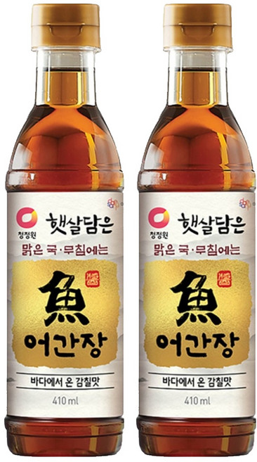 햇살담은 어간장, 410ml, 2개