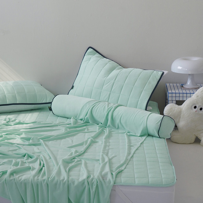 누비지오 스파쿨링 냉감 여름 홑이불 매쉬 패드세트