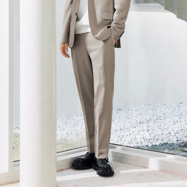 마인드브릿지 남성용 테이퍼드 밴딩 슬랙스 MYPT2101