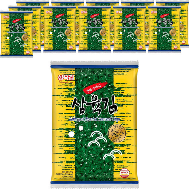 삼육김 전장김, 20g, 12개