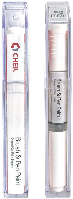 제일 벤츠 전용 순정형 컬러 붓펜 페인트 + 투명 붓펜 페인트 세트, 775 이리듐실버(4), 1세트