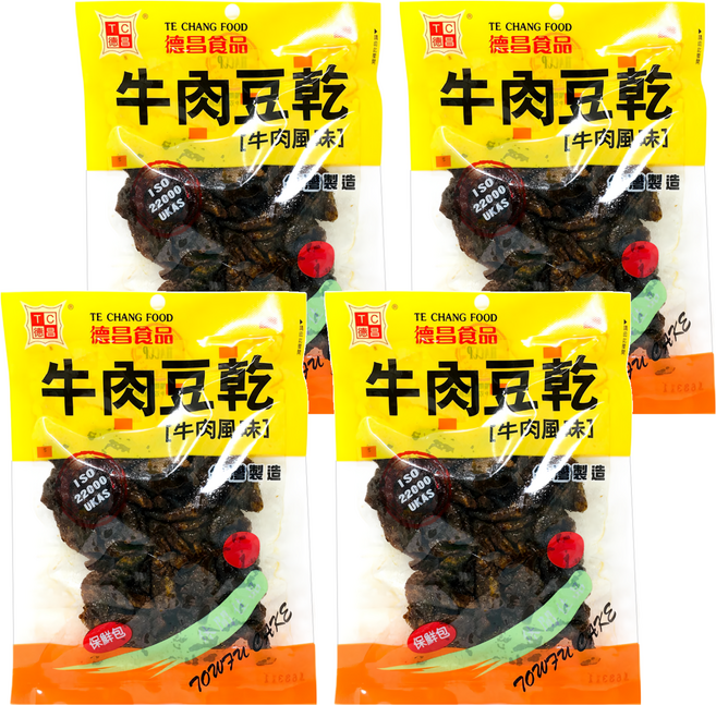 德昌 牛肉豆乾, 115g, 4包