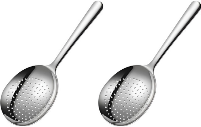 티리티티 스테인리스 국자 타공 서빙 스푼, 2개