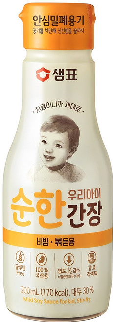 샘표 우리 아이 순한 간장 비빔 볶음용, 1개, 200ml