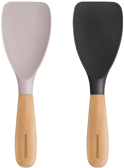 바겐슈타이거 에센자 플래티넘 실리콘 멀티 스패츌라 2종 세트, 크림미스트, 애쉬블랙, 1세트