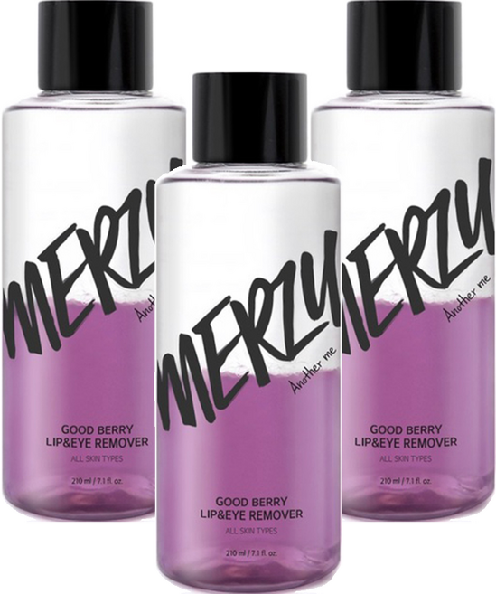 머지 굿 베리 립 앤 아이 리무버, 3개, 210ml