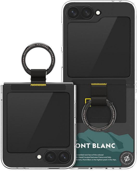 스킨플레이어 내셔널지오그래픽 링 스트랩 크리스탈 휴대폰 케이스