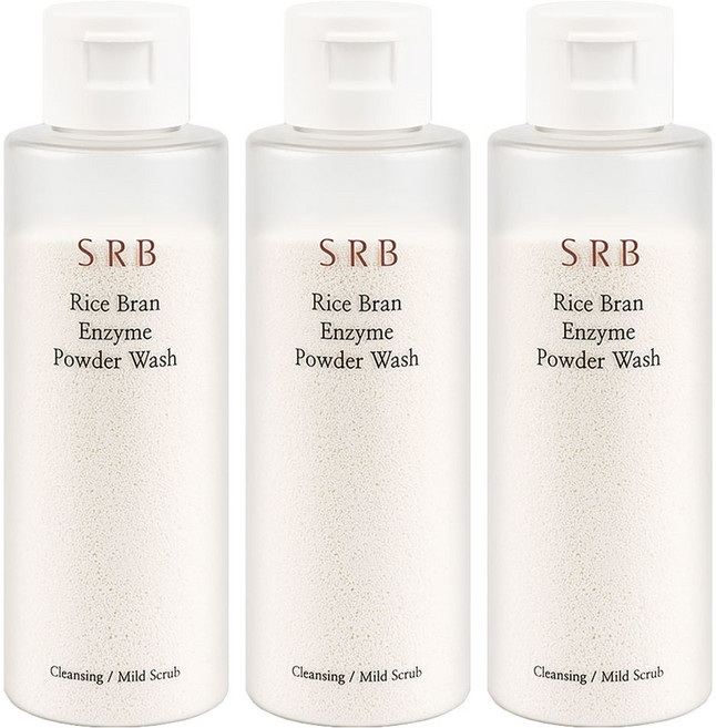 에스알비 쌀뜨물 효소 세안제 클렌징 파우더, 70g, 3개